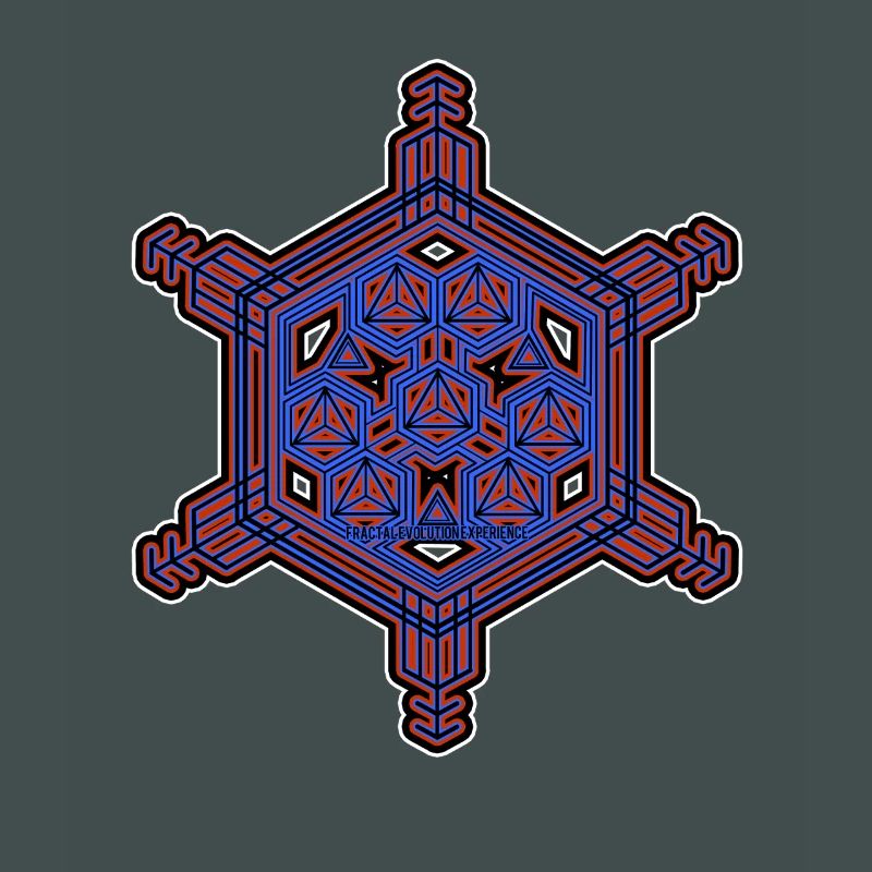 Fraktal Evolution Experience Stern Hexagon Muster