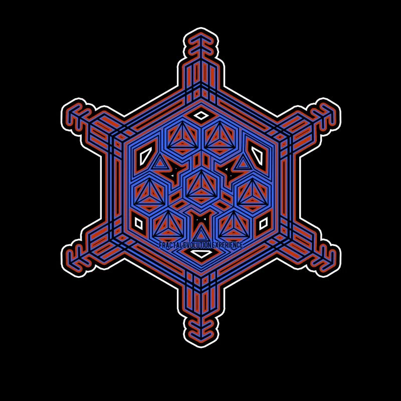Fraktal Evolution Experience Stern Hexagon Muster