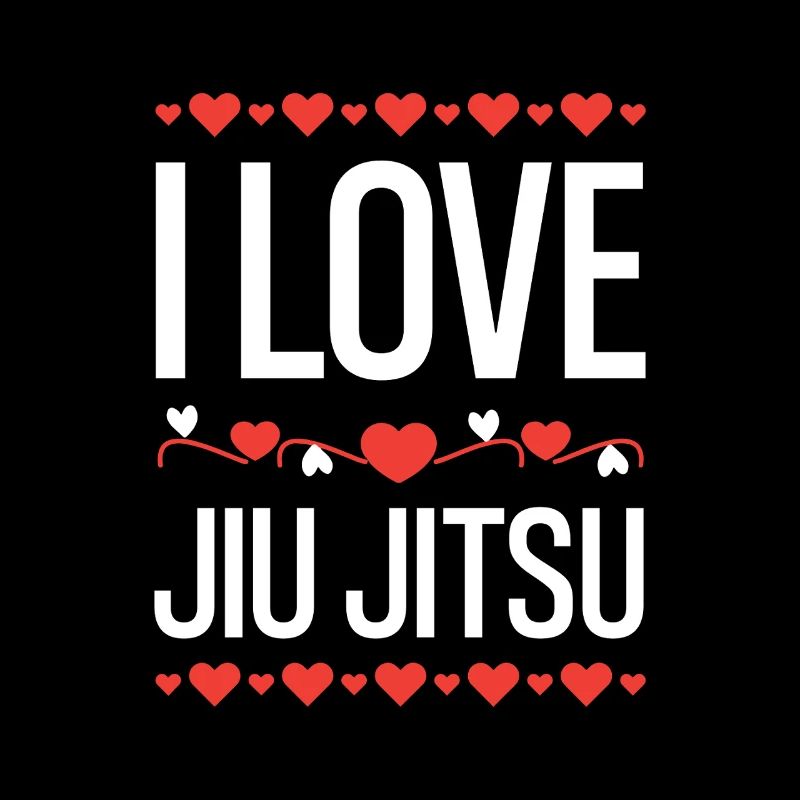 J’aime les cœurs de Jiu Jitsu