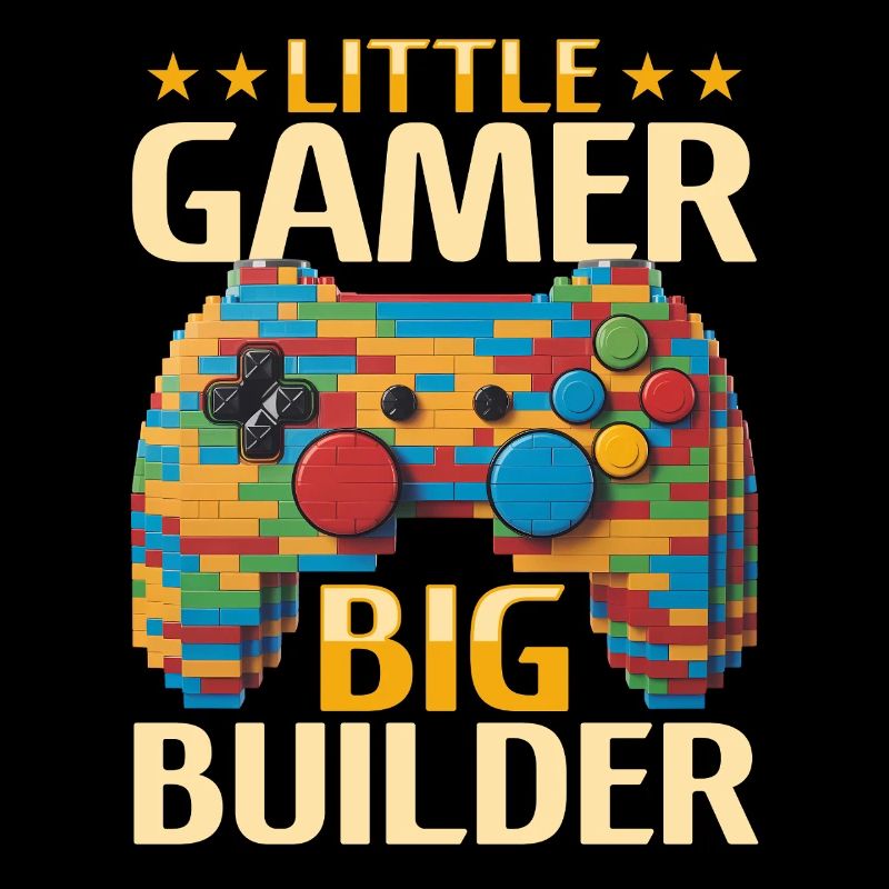 Building Blocks Gamer Gaming Brick Builder