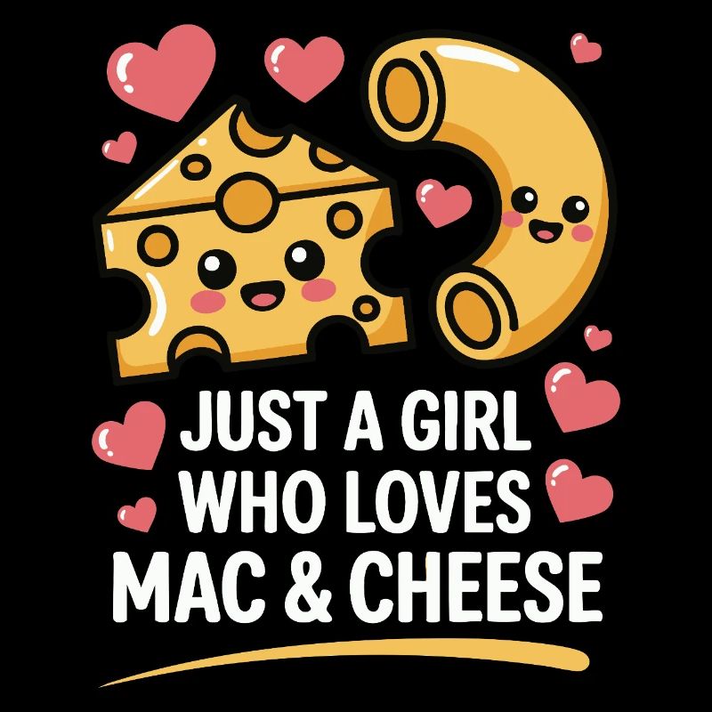 Mac & Cheese Lover - Kawaii Design