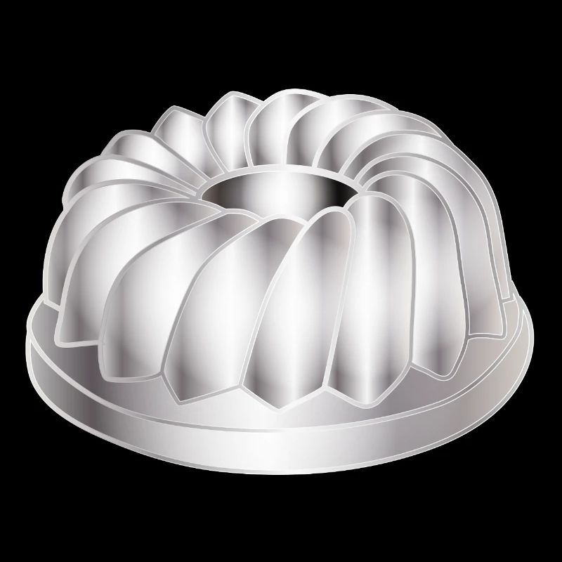 Gugelhupf-Backform – schlichtes Küchenmotiv