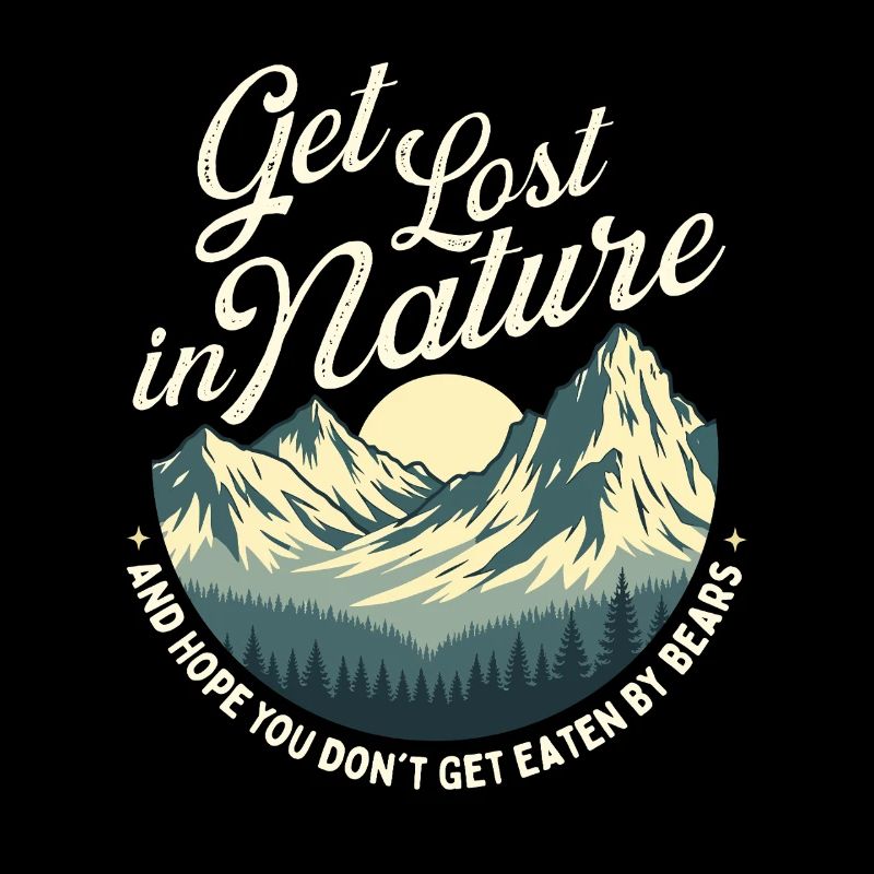 Perdez-vous dans la nature en espérant que vous ne vous faites pas manger drôle