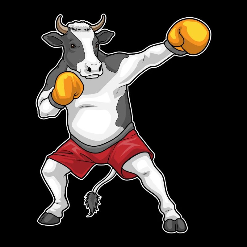 Kuh Boxer Boxhandschuhe Boxen