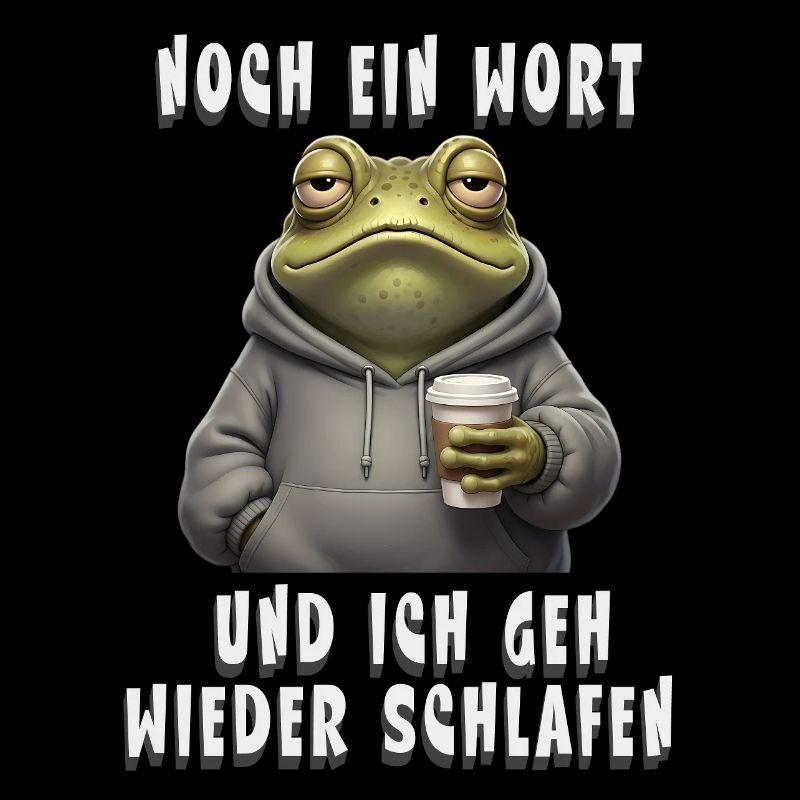 Grumpy Frog Coffee Mood