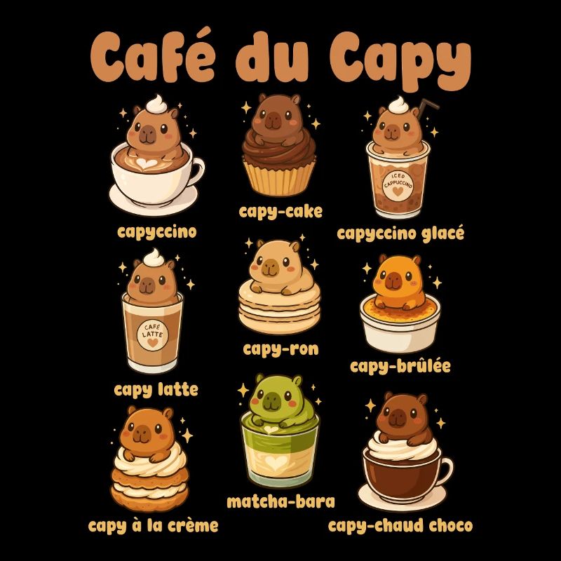Café De Capybara Cute