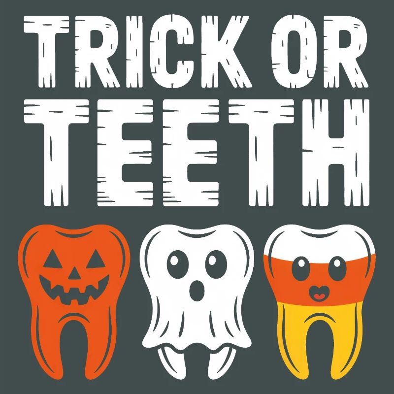 Trick oder Teeth Halloween-Trio