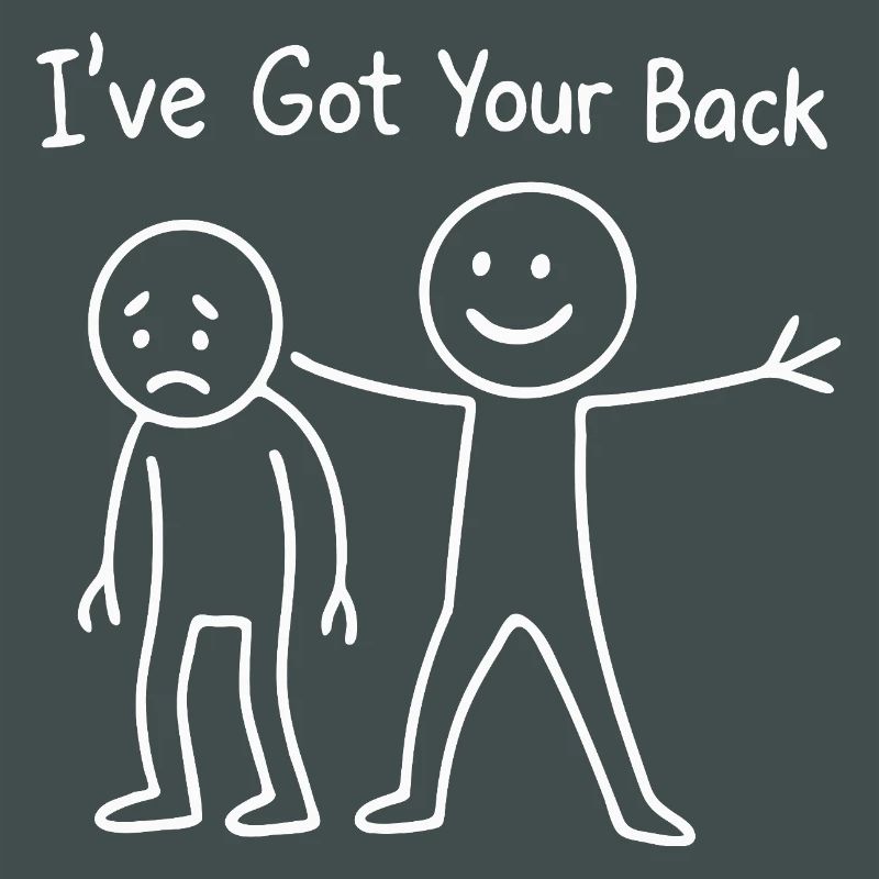 Ich stehe hinter dir: Support-Duo