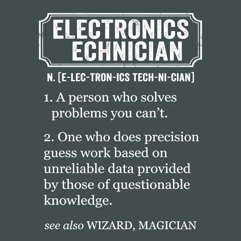 Electronics Technician Funny Definition