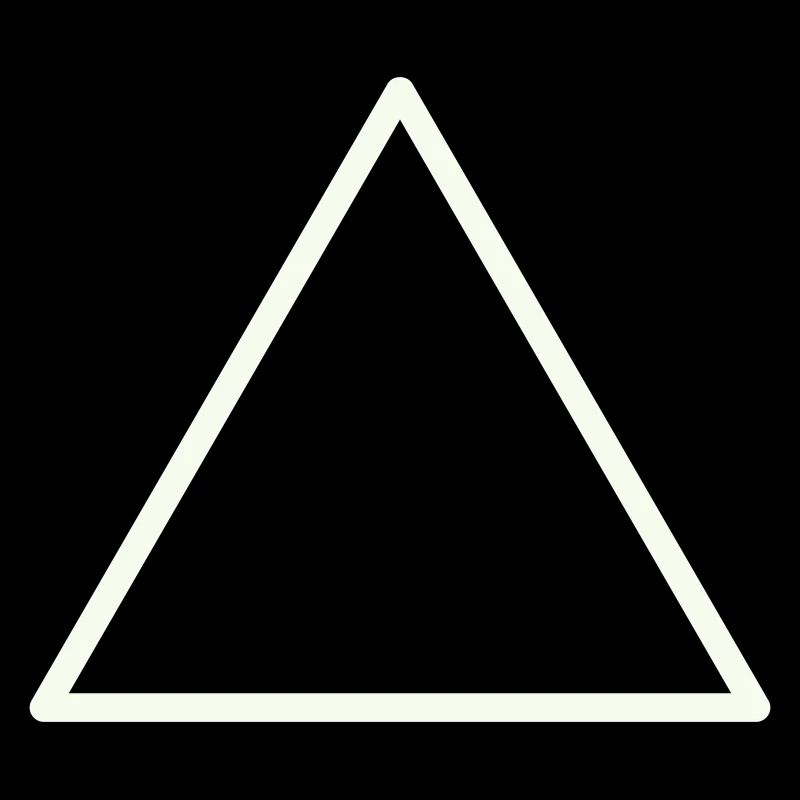 Geometric Shape Triangle Outline
