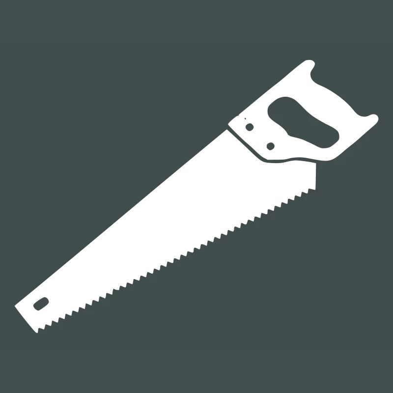 Fuchsschwanz Säge Holzarbeit Vektor