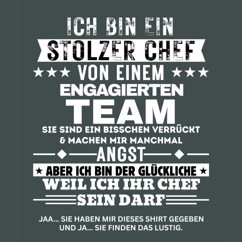 Fier patron d’une équipe dévouée