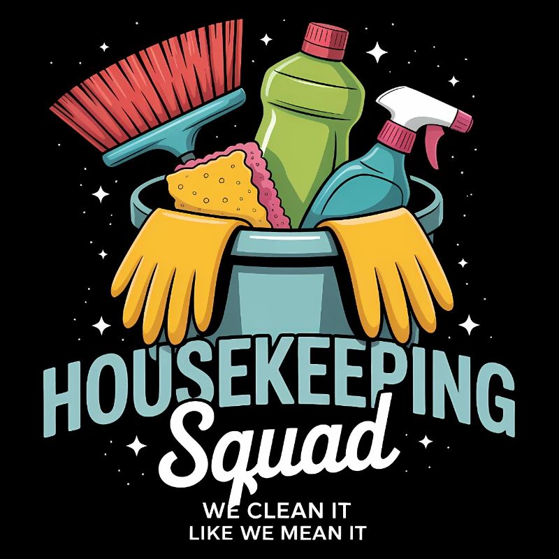 Funny Cleaning Design