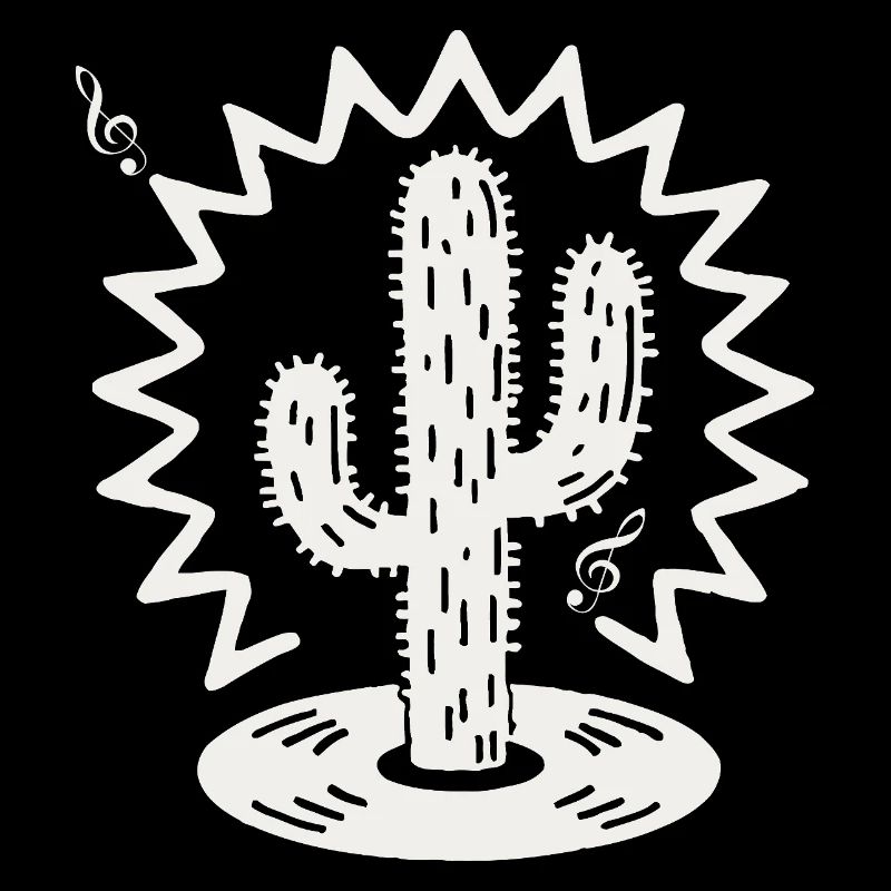 Cactus Serenade Silhouette