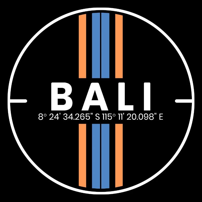 Coordonnées de l’île de Bali