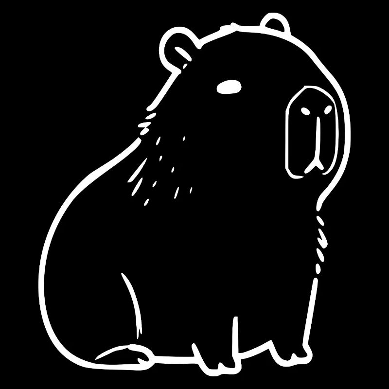 Capybara capybara white