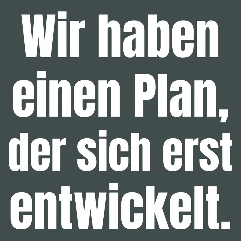 We have a plan that is only developing