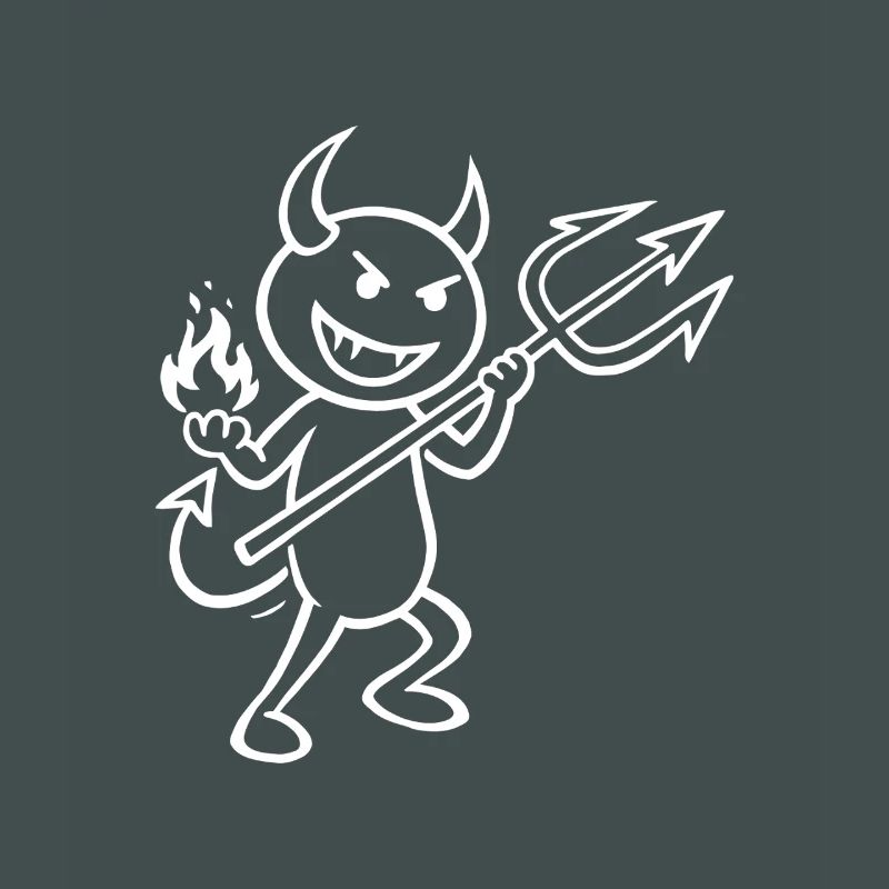 Devilish Flames - Devil with Flames