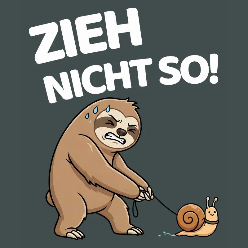 Don't pull so sloth with snail