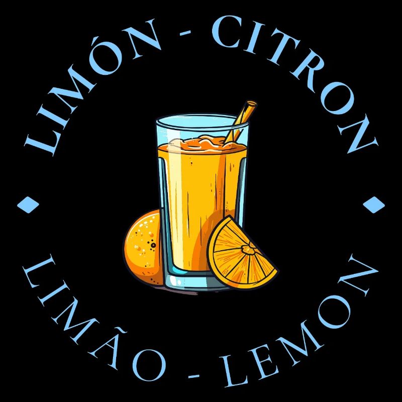 Lemonade Citrus Circle Logo