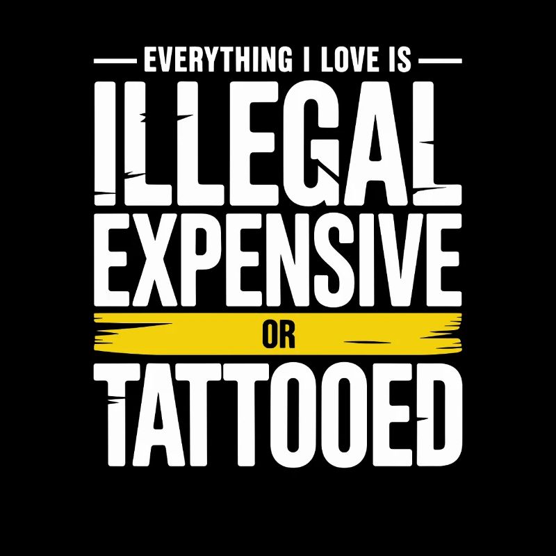 Tout ce que j’aime, c’est tatoué de Tätowiert tatoué