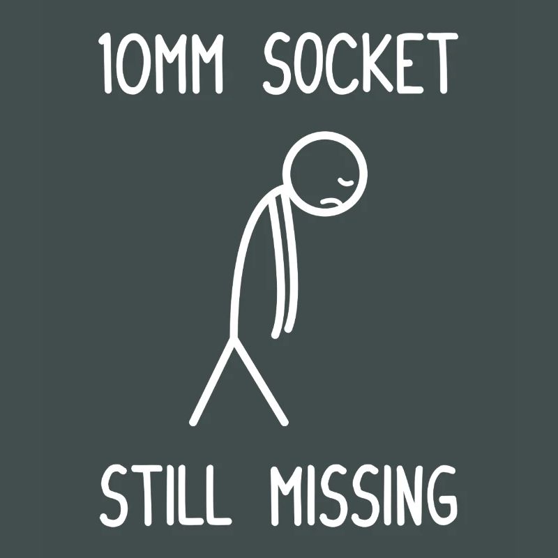 10mm Socket still missing car guy mechanic