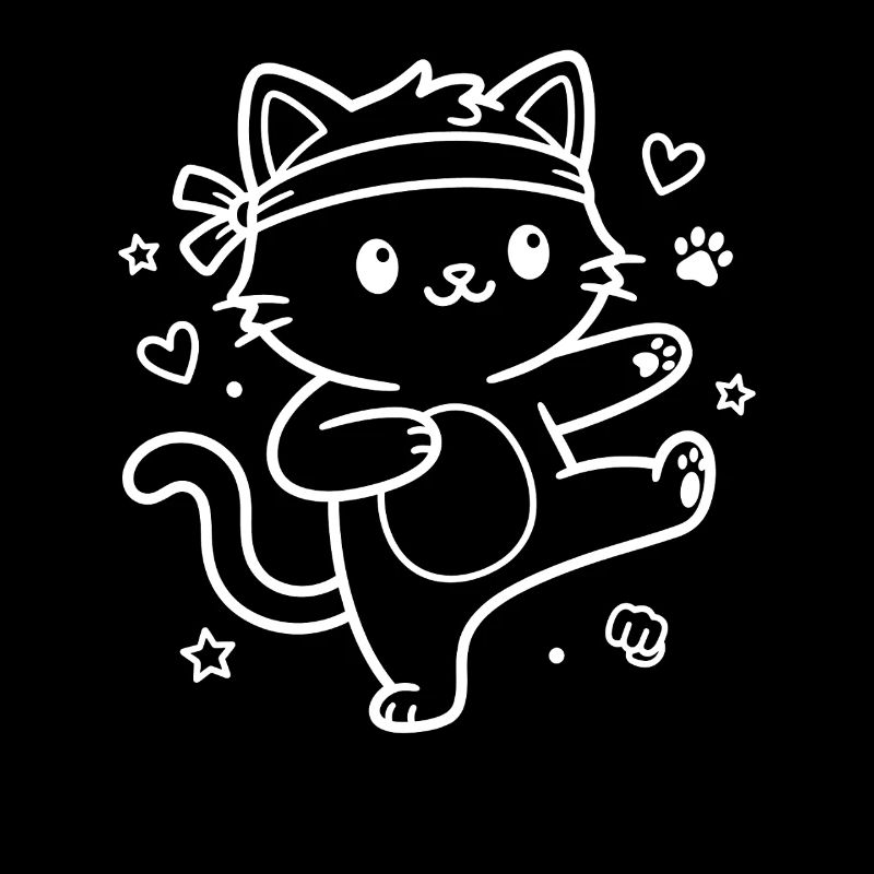 Karate Kawaii Katze