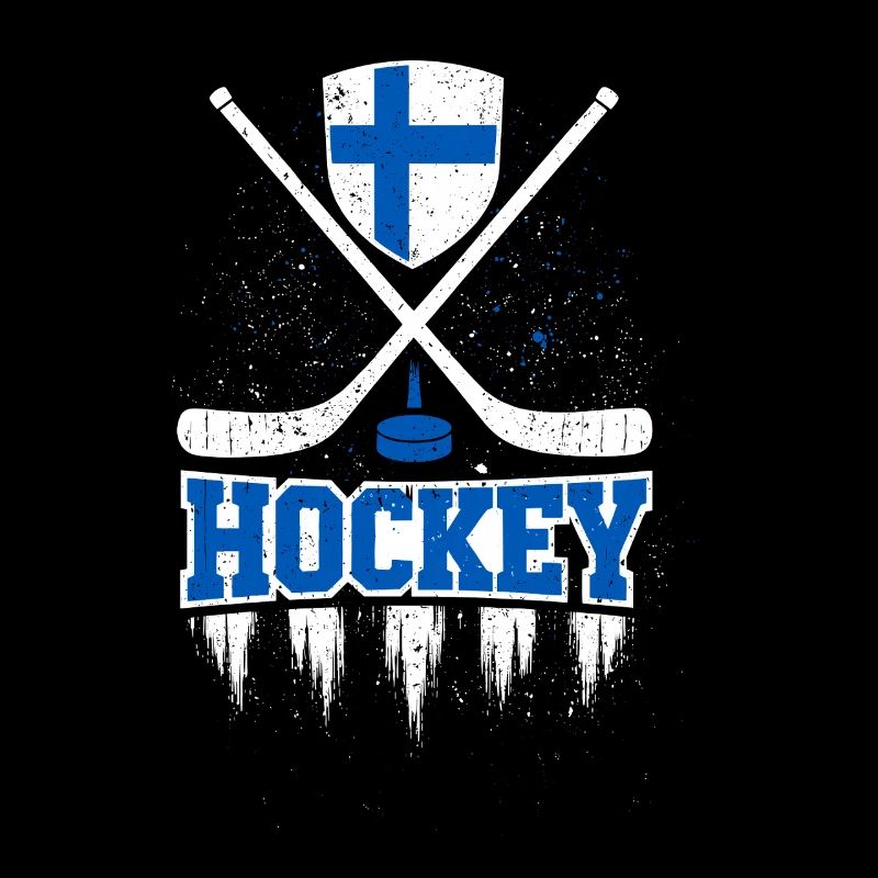 Finnish Hockey Shield Graphic