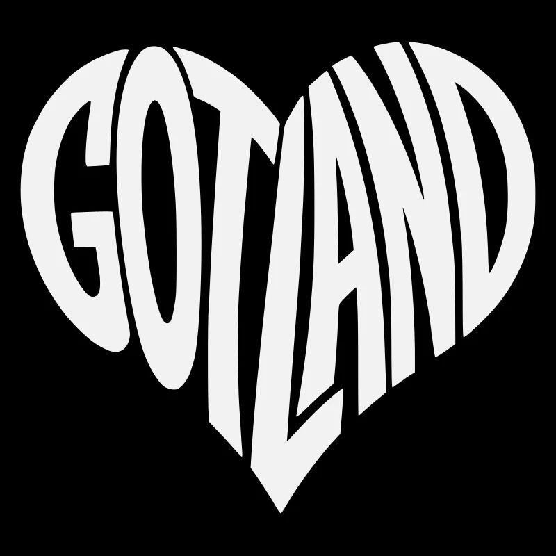 Lettrage Gotland Heart
