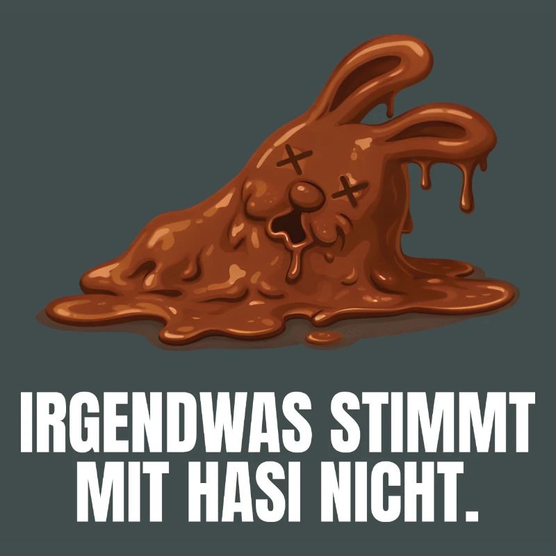 Bunny Easter Chocolate Bunny Funny