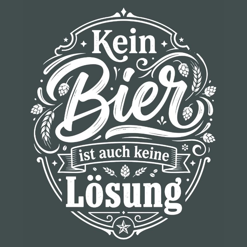 No beer is also no solution humor saying