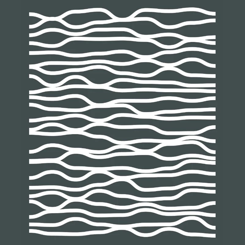 Zebra Wave Stripe Pattern