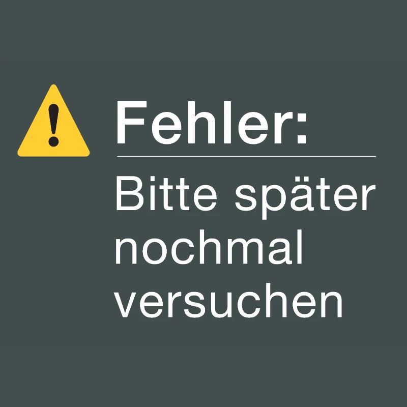Fehler: Bitte noch einmal versuchen Informatik