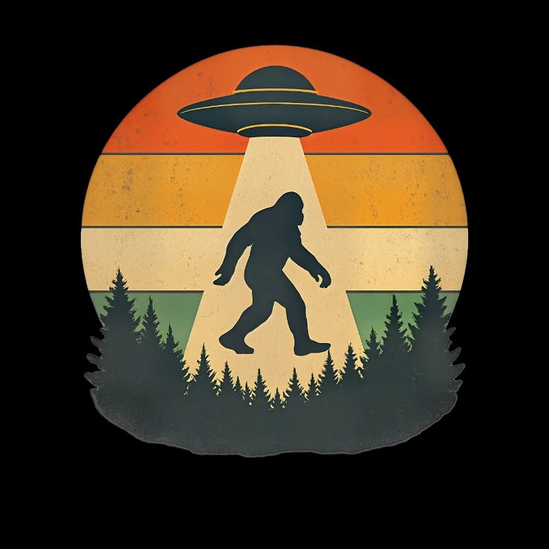 Alien Bigfoot UFO Sasquatch Believers Raumschiff