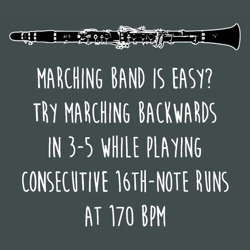 Backward Cadence Marching Tee