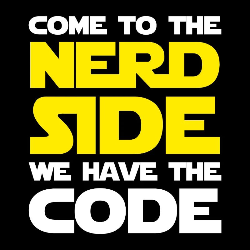 Côté nerd Rétro Jaune Typographie Typographie Art