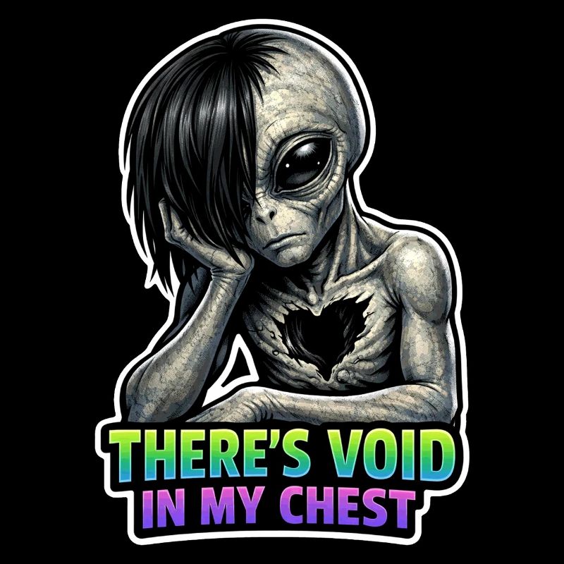 Alien Lover, Funny Alien, Cute Alien, Emo,