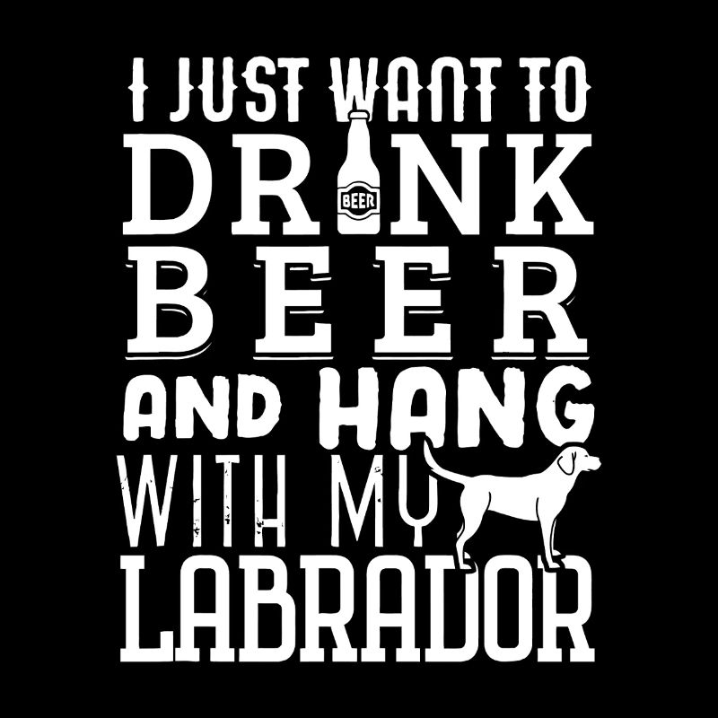 Ich will einfach nur Bier mit meinem Labrador trinken
