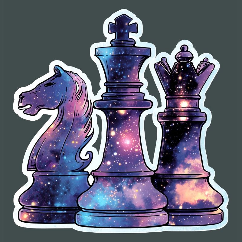 Chess Pieces in Space – Galaxy Nebe