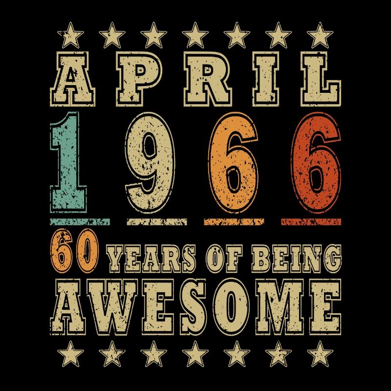 60. Geburtstag Geschenk Mann Oldtimer April 1966