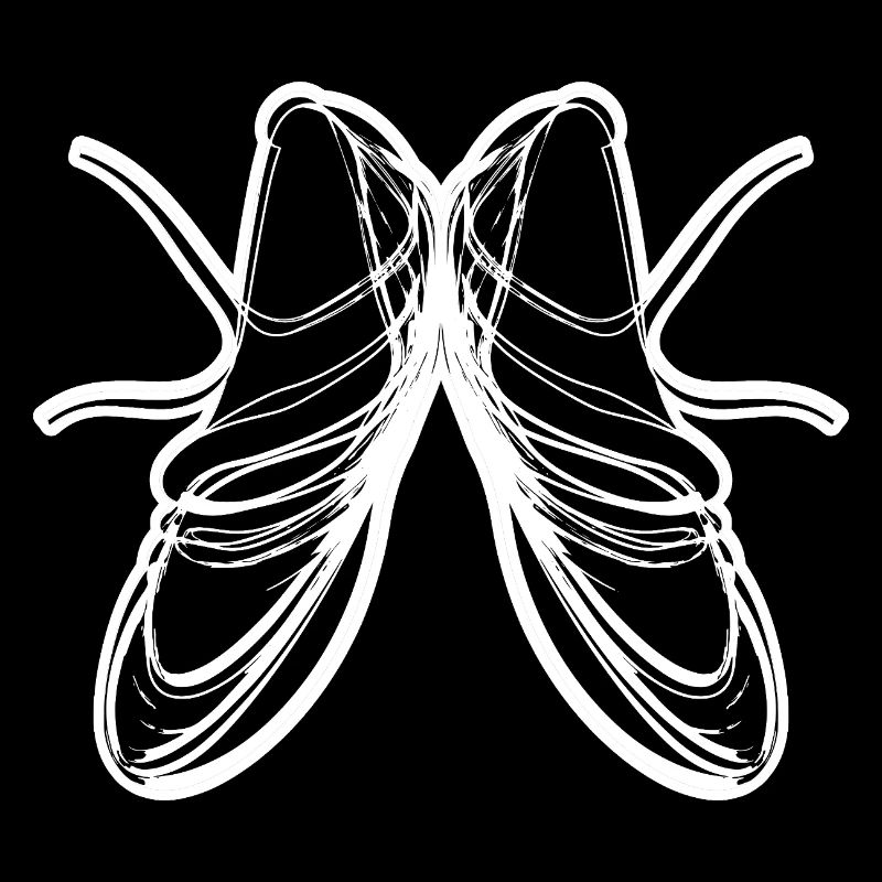 Dessin de chaussures de ballet