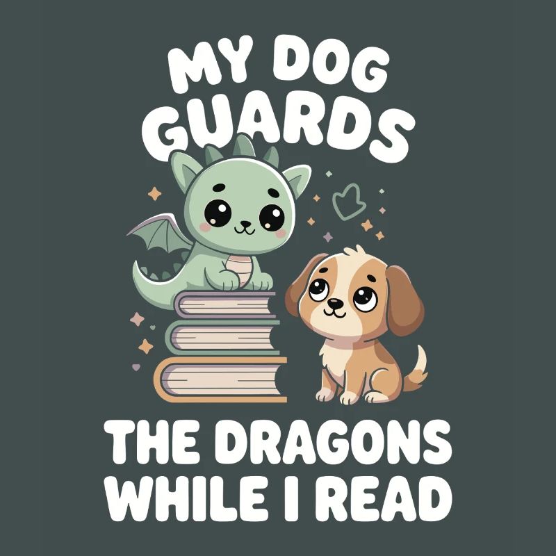 Funny DogsFantasy Novel Fairy Tale Reader Dragon