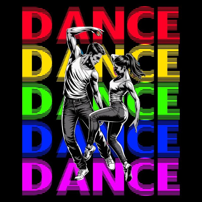 Danse, Passion, Danse, Expression Colorée