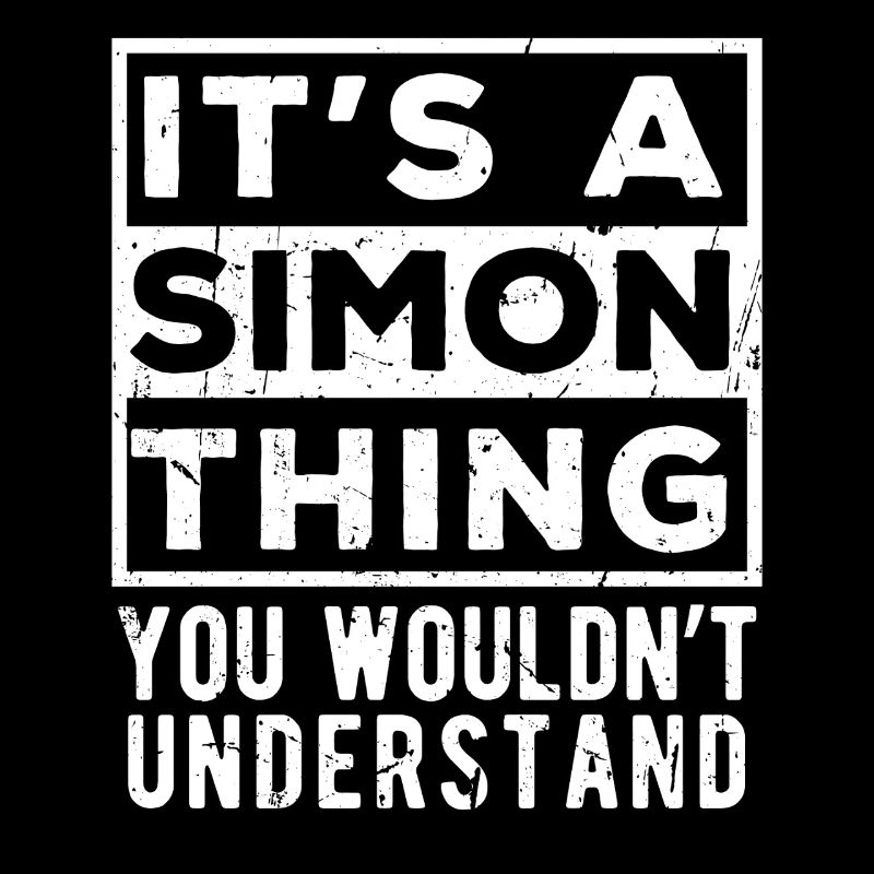 C’est une chose de Simon que tu ne comprendrais pas
