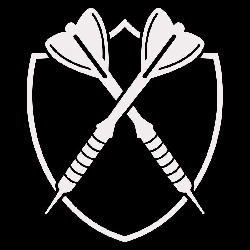 Croix de Bouclier de Fléchettes – Symbole de Précision
