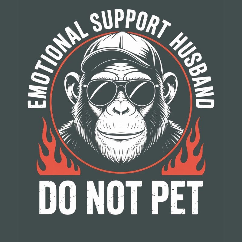 Emotional Support Monkey Do Not Pet