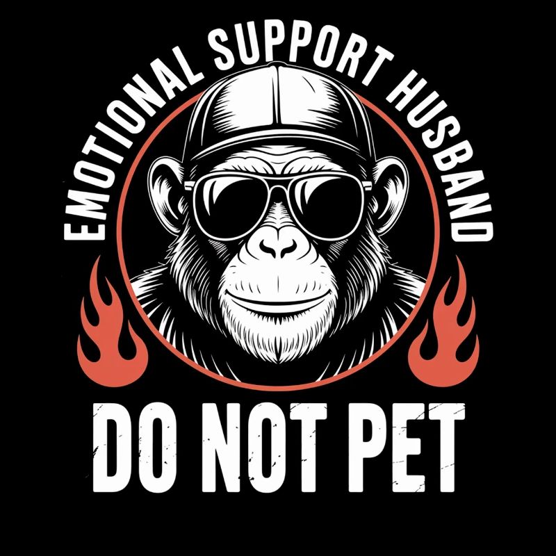 Do Not Pet: Emotional Support Husband