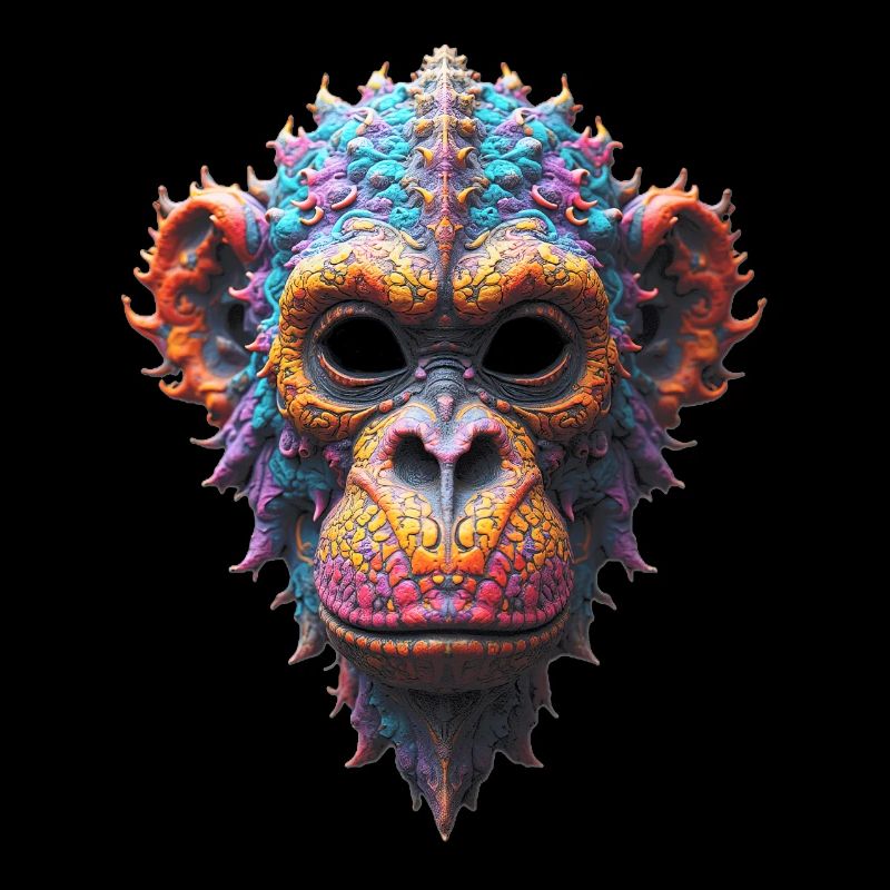 Ornate Chimp Mask