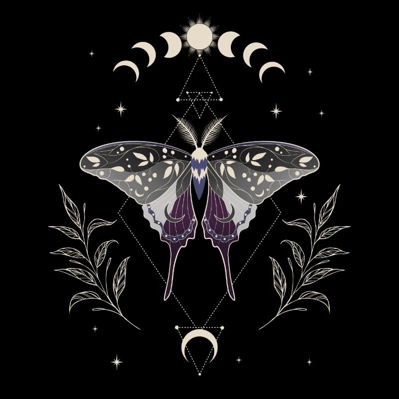 Asexual Luna Moth LGBT Pride Flag