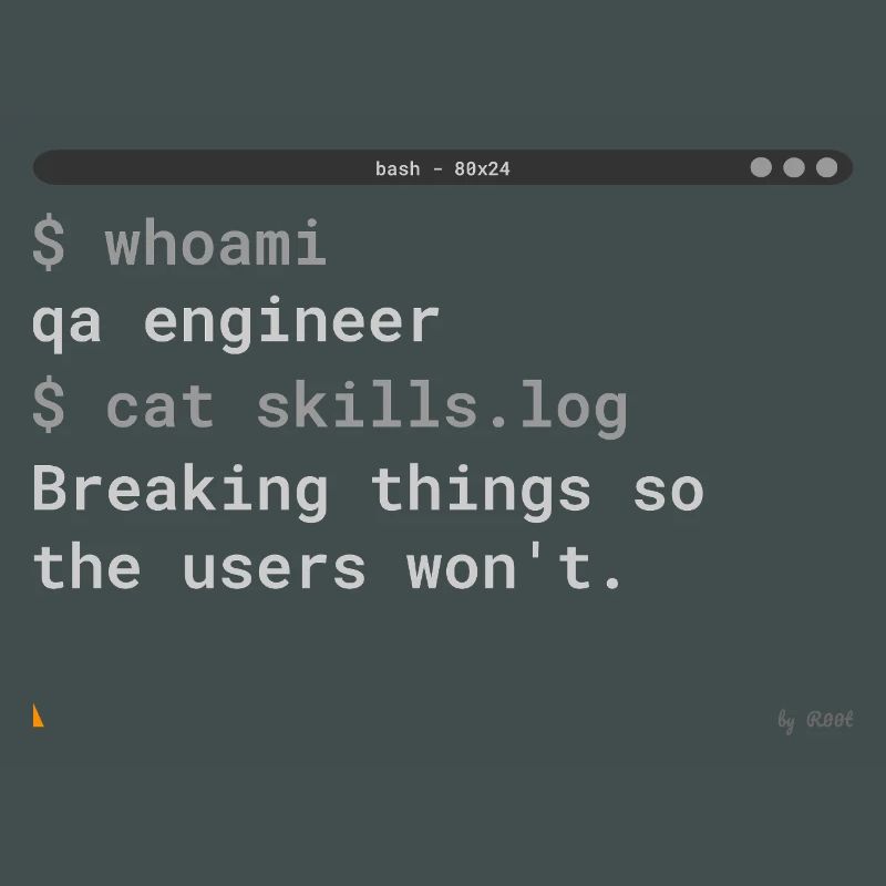 QA Engineer Terminal Design - IT Gift